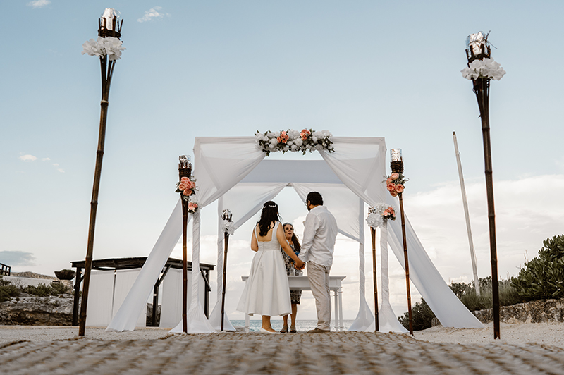 Boda en la Playa | Boda Destino | Boda en el Caribe Mexicano | Boda en Cancun Q. Roo México