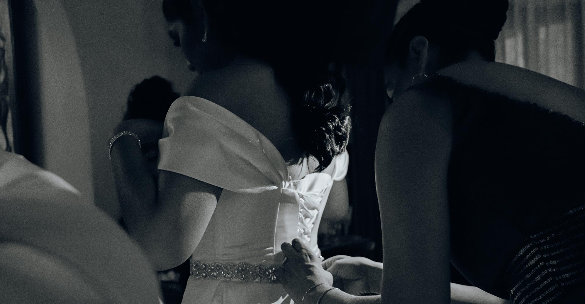 Preparación para boda vestido de Novia | Dama de Honor y Novia